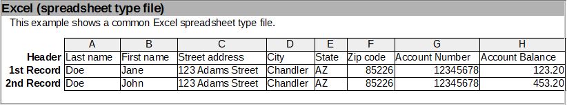 Excel file example
