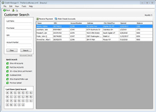 Credit Manager, Metro 2 Credit Reporting Software, quick search